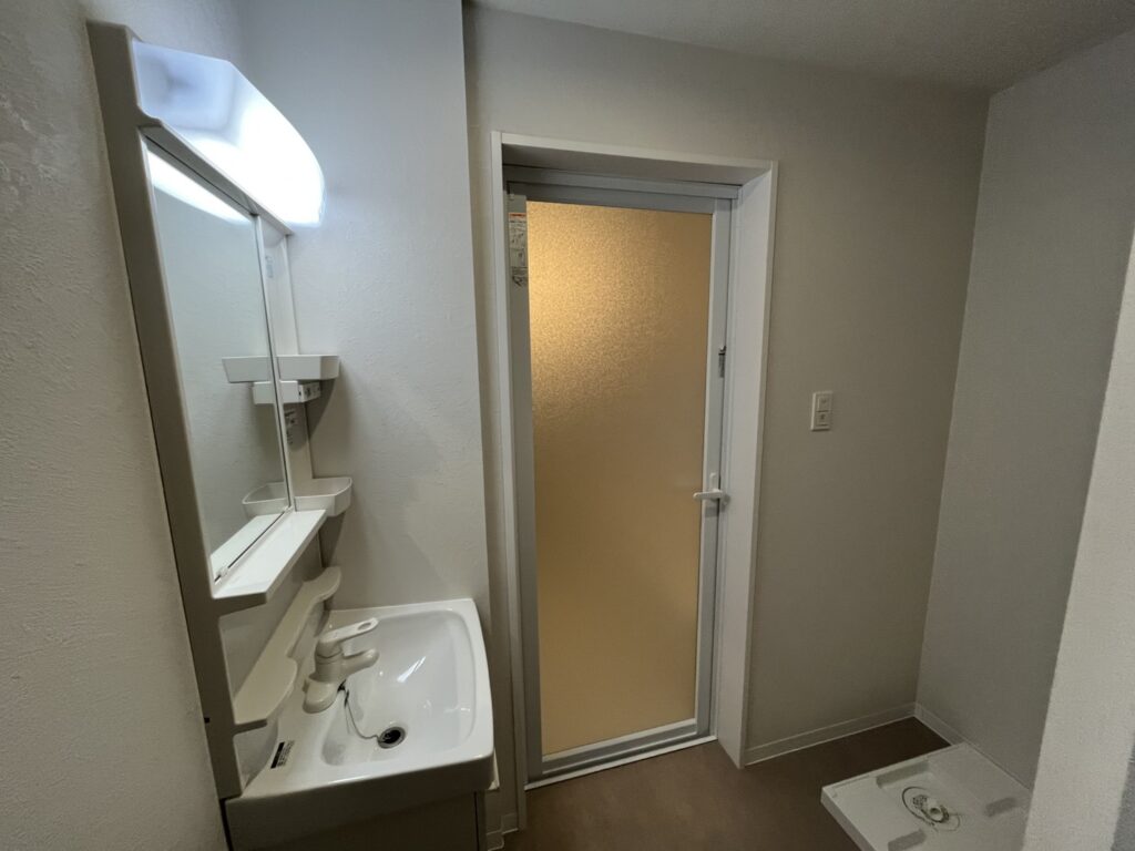 交野市倉治3丁目の洗面所